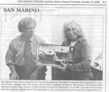 San Marino News Article