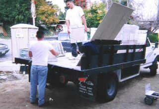 The Tile Guys making their delivery
