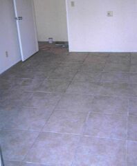 Tile flooring